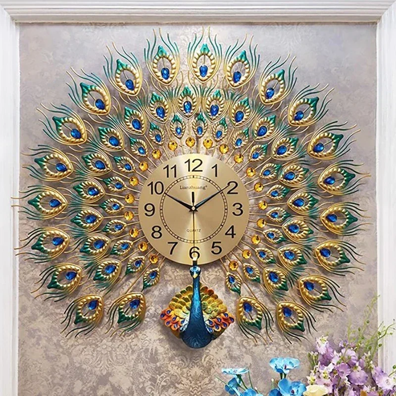 

Premium Aesthetic Wall Clock Vintage Design Luxury Midcentury Wall Decor Trendy Elegant Decoracion Para El Hogar Furniture