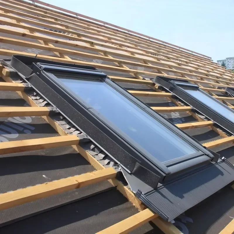 Wooden Modern Skylight Blind Glass Electric Opening Folding Waterproof Insulated Ventilation High Strength Frameless