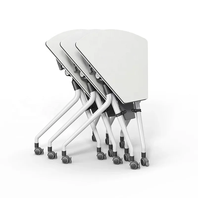 غرفة تدريب الاجتماعات الدوارة بطول 6 أقدام، مجموعة متعددة الوظائف، خياطة متحركة، طاولة قابلة للطي وقابلة للتعديل