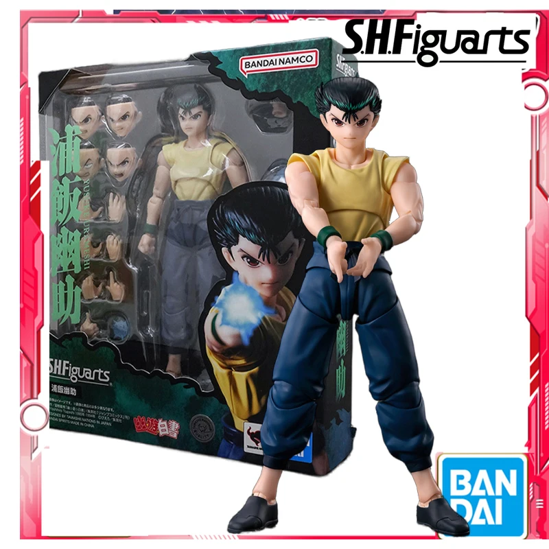 

В наличии Bandai Original S.H.Figuarts SHF Yu Yu Hakusho Yusuke Urameshi Аниме Фигурка Модель Готовая Игрушка Подарок для Детей