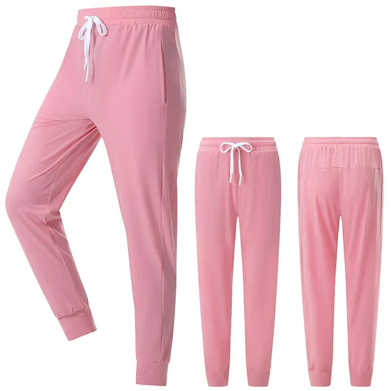 Letnie damskie spodnie do joggingu na siłownię spodnie sportowe do biegania na świeżym powietrzu damskie spodnie sportowe do fitnessu idź piesze