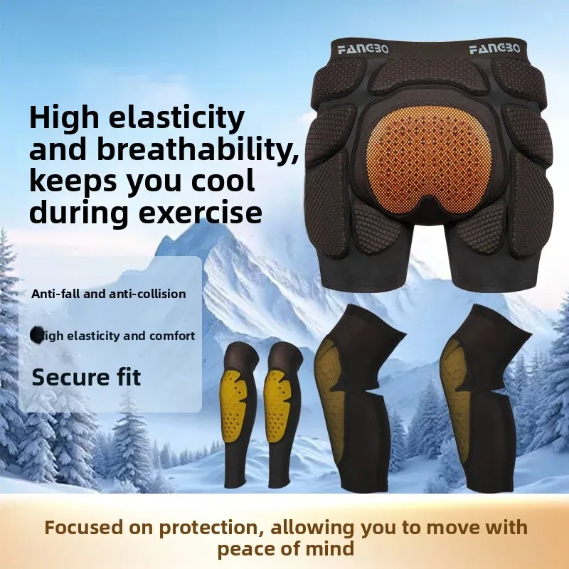 breathable-skiing-knee-and-elbow-pads-unisex-inner-wear-protective-gear-for-single-and-double-boards-men's-and-women's-styles