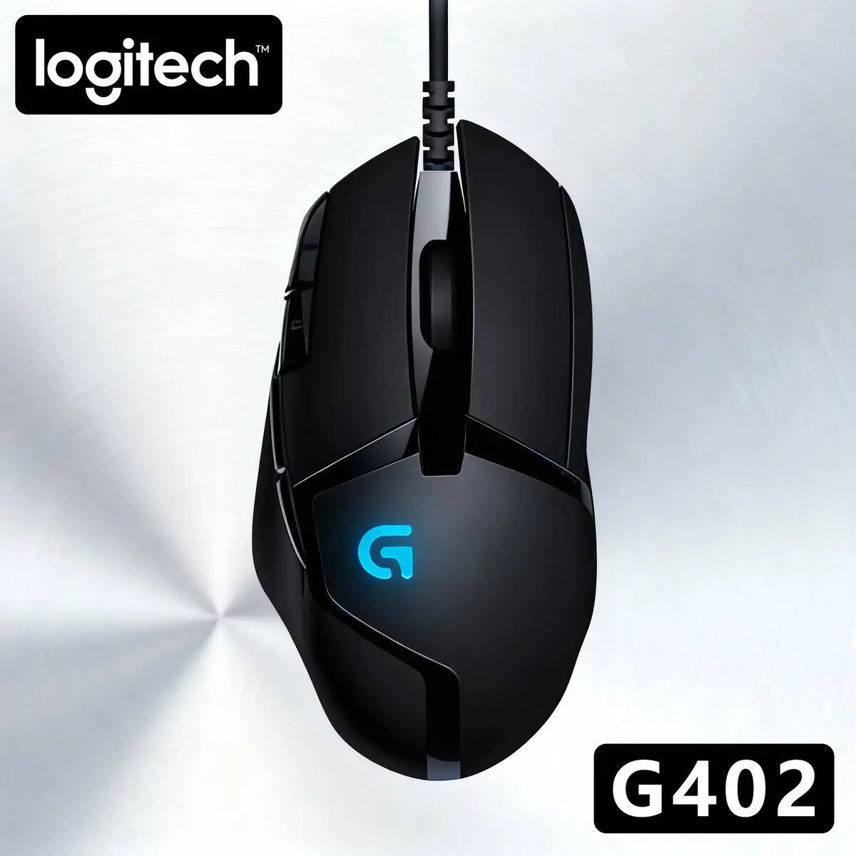 

Проводная мышь Logitech G402, киберспортивная игра, посвященная редактируемым макрокомпьютером, настольным ноутбуком, ест курицы CSGO
