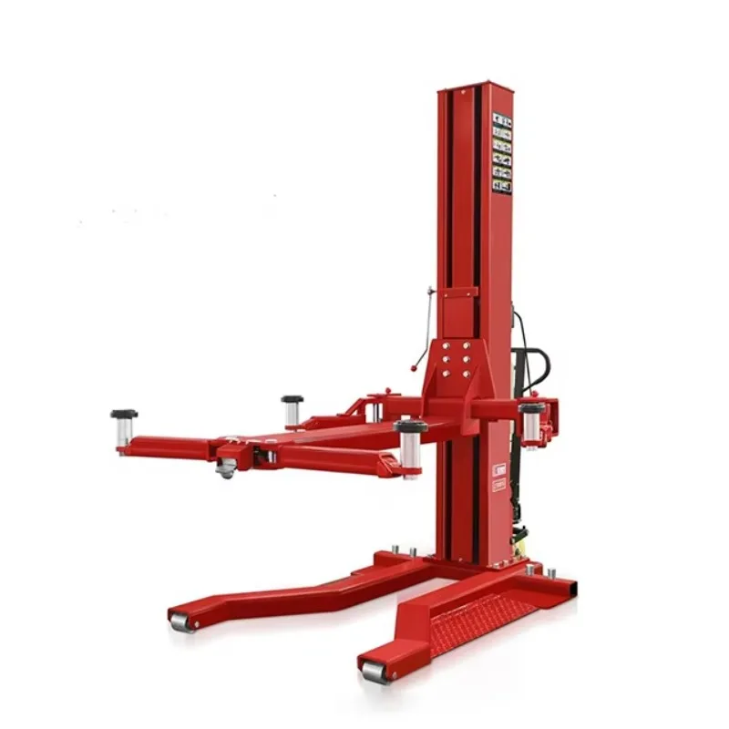 Single-column 3000 kg CE-certified car lift, suitable for lifting equipment in car workshops