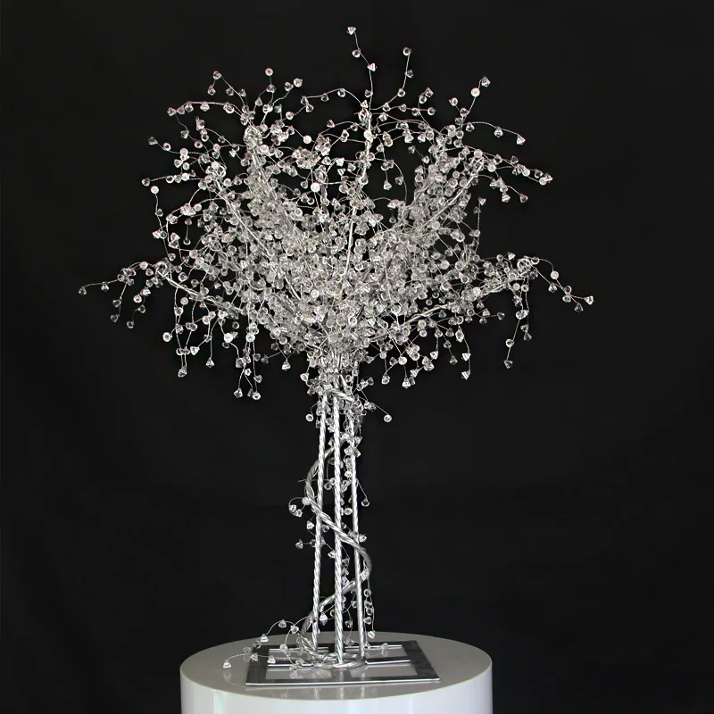 Debby Moderne Creatieve Crystal Flower Stand Light String Voor Party Road Loodverlichting Decoratie Evenementen Bruiloft