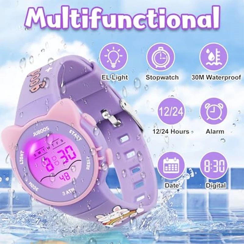 Socico  Sport Watches   Watch Kids  Digital Watches  Stopwatch Countdown  Alarm & Stopwatch, Great Presents for Ages 5-13