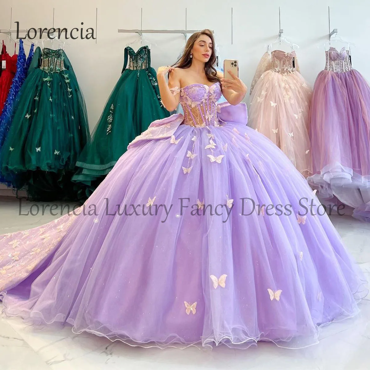 Messicano 2024 abito Quinceanera abito da ballo in pizzo Applique in rilievo staccabile senza maniche dolce 16 abiti formali De 15 asenos