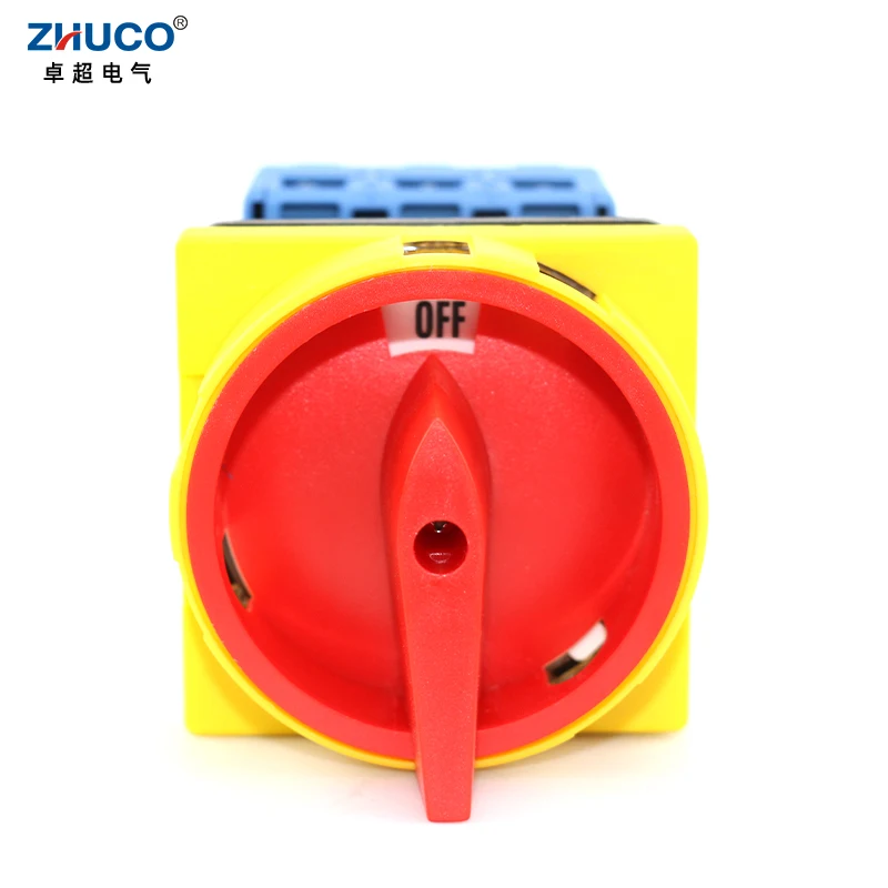 ZHUCO SZD11-40/300010 Power Cut Off Two Position 660V 40A Isolator Break Disconnect Load Padlock Switch 3P For Motor Water Pump