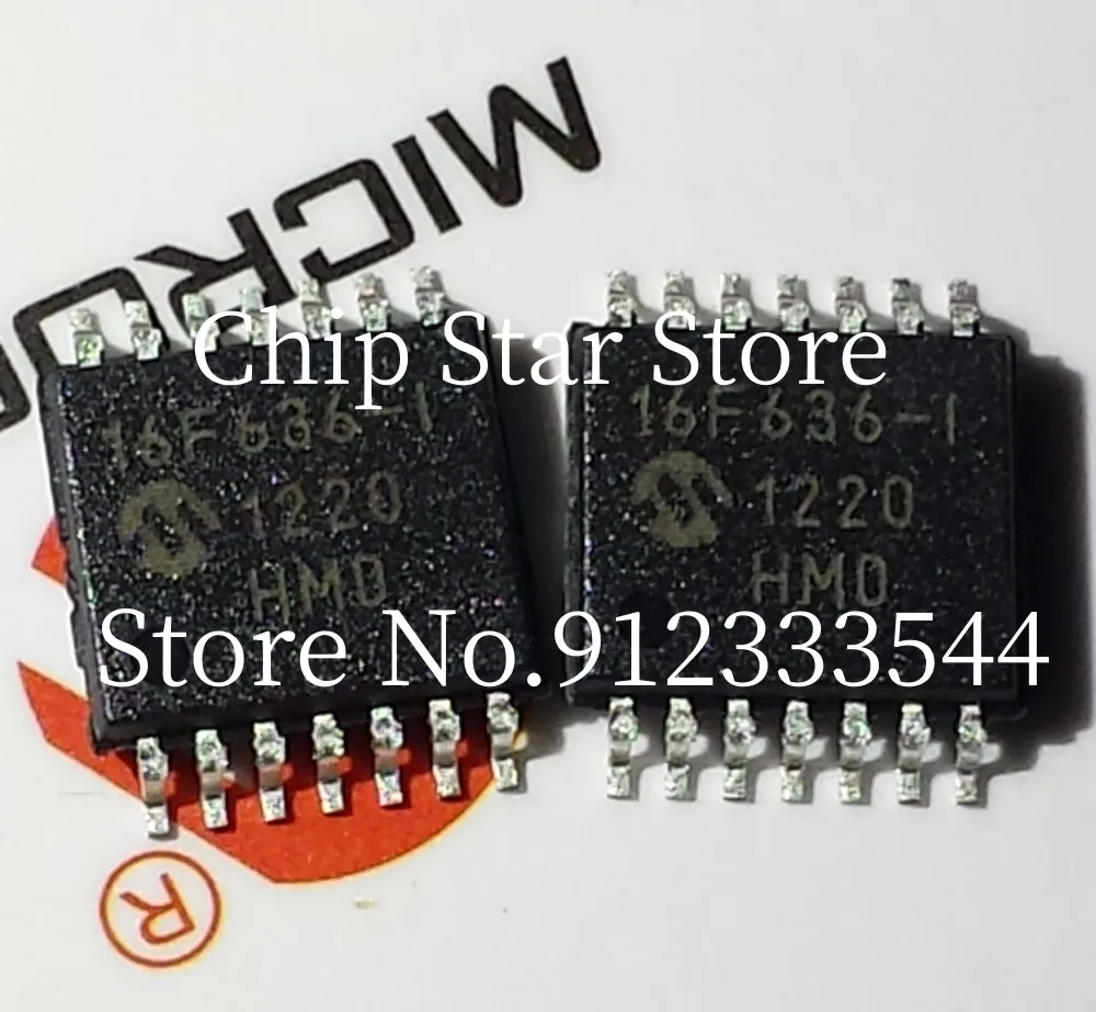 

2PCS/Lot PIC16F636-I/ST PIC16F636T-I/ST PIC16F636 TSSOP14 100%New And Original