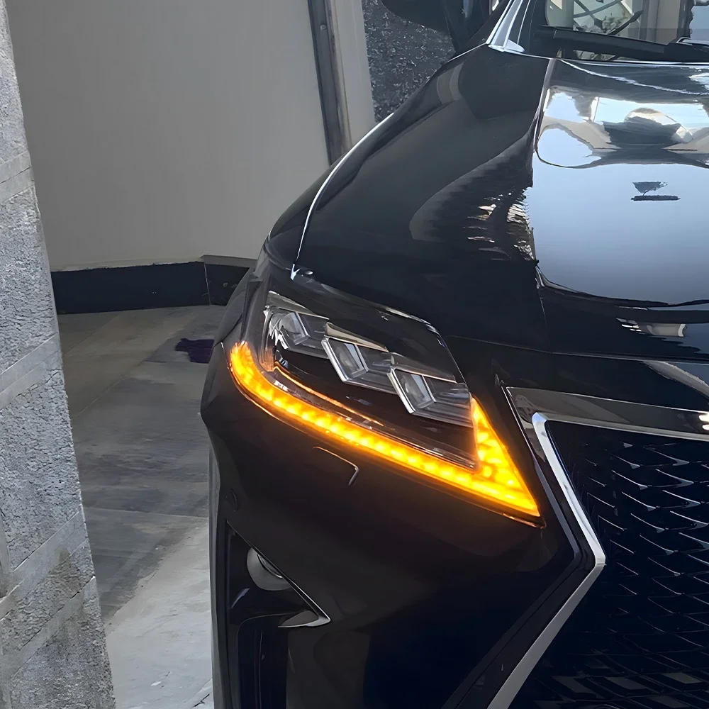 For Lexus Rx270 Rx300 Rx330 Rx350 2009-2015 Auto Headlights Assembly Upgrade High Quality Led 3 Projector Lens Tool Accessories