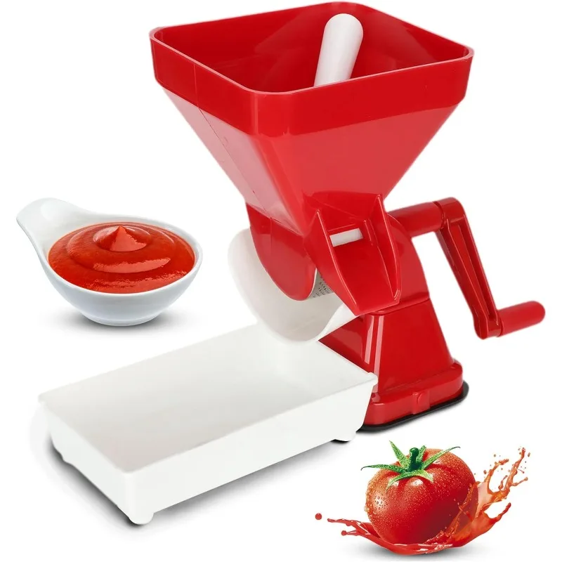 Tomato Press Hand Manual Tomato Juicer Sauce Maker Food Strainer for Fruit Vegetables Manual Juicer Kitchen Tomato Sauce Juicer