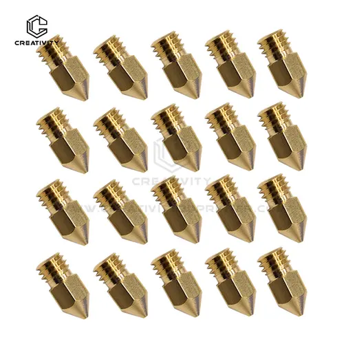 Imagen 2 del producto Boquilla de latón MK8 de 5/10 piezas, 0,2/0,4/0,6/0,8/1,0mm, cabezal de impresión extrusor, 1,75 MM, CR10 Ender3V2, Ender-3, accesorios de impresora 3D