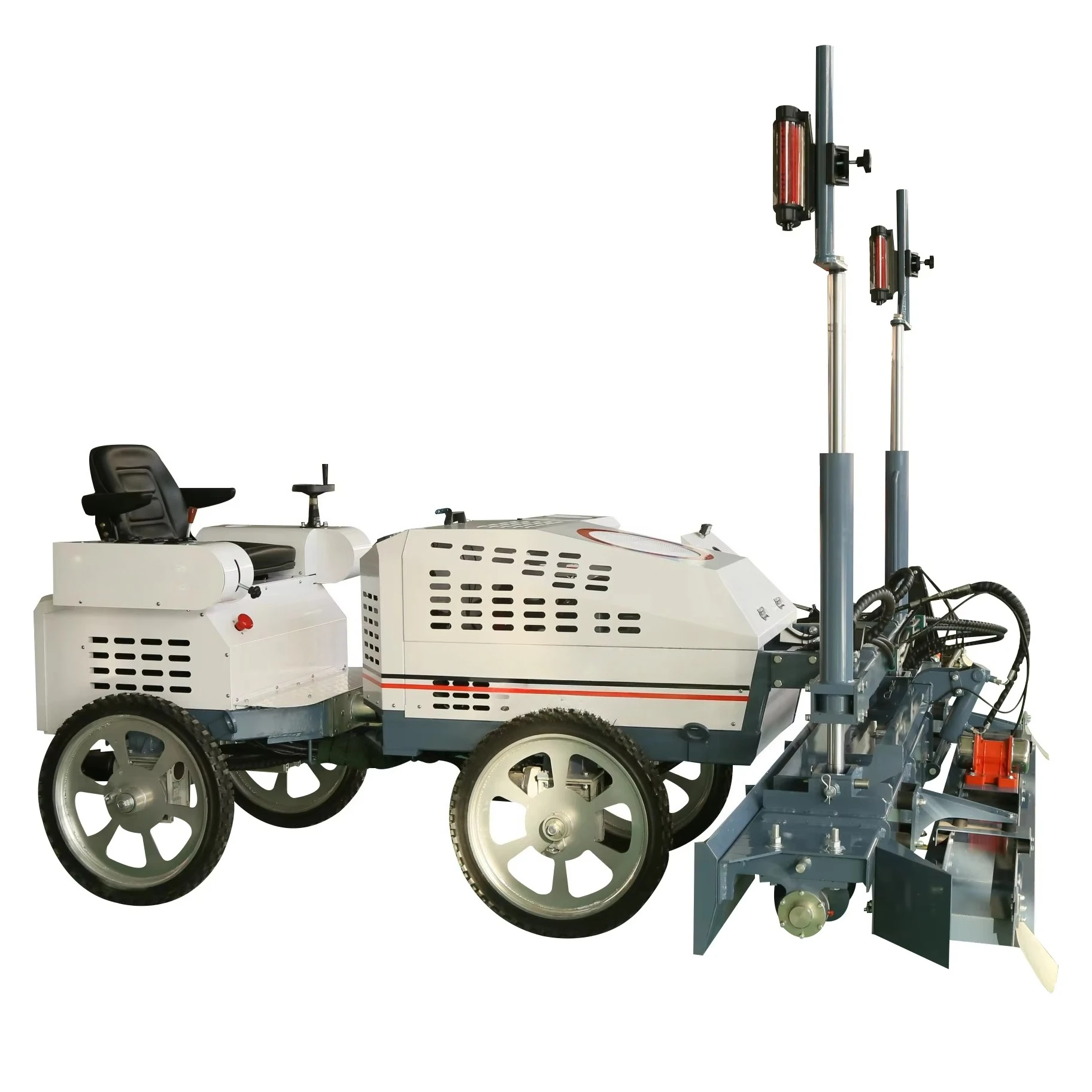 Customized Laser Concrete Screed for Distribution Center High Tonnage Warehouse Floor Leveling