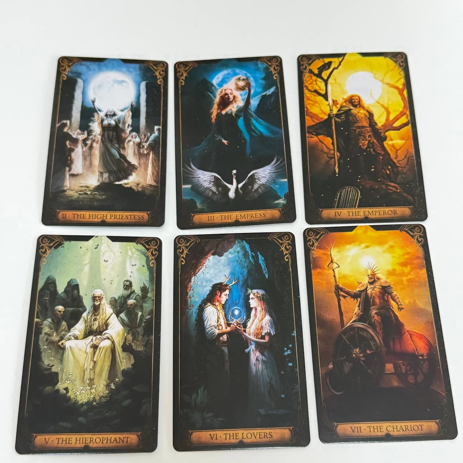 Druidic Tarot Deck 78pcs English Celtic Nature Themed Tarot Board games
