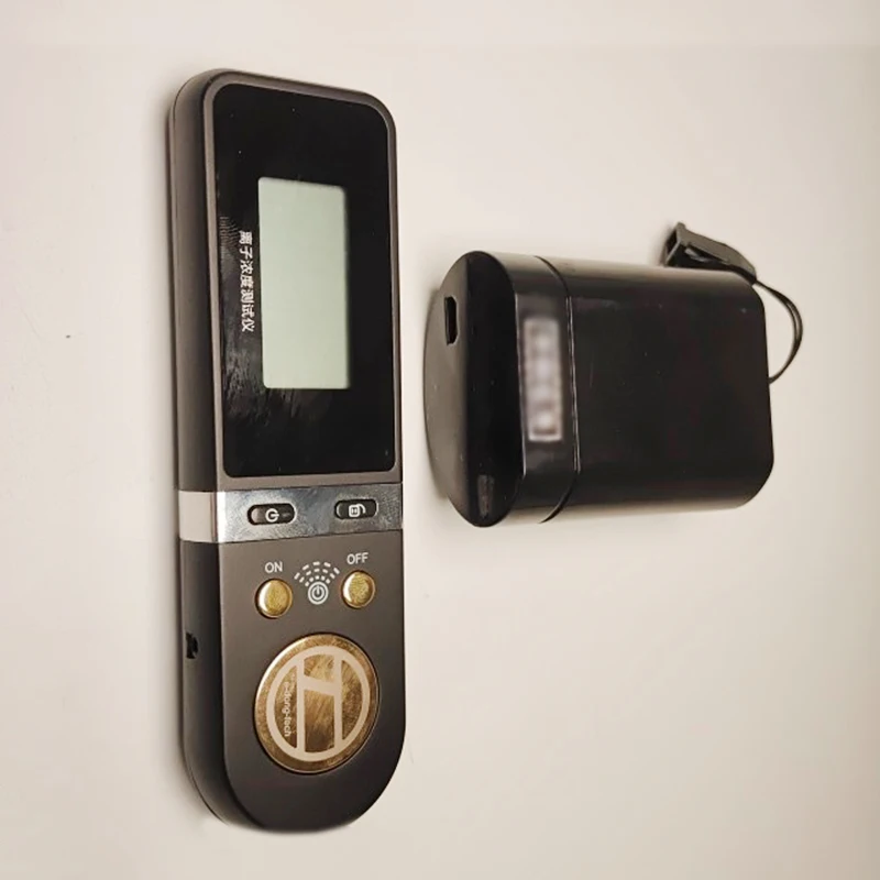 High Quality Portable Negative Ion Concentration Detector Air Ion Concentration Tester Gold Plated Blue Screen Display