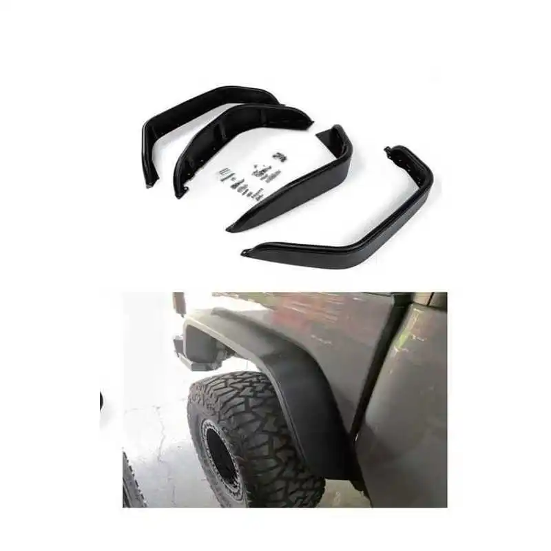 Roof Spoiler Grille High Quality Front 4X4 Off-Road Wheel Arch Black Mudguard Steel Flar Plug And Play