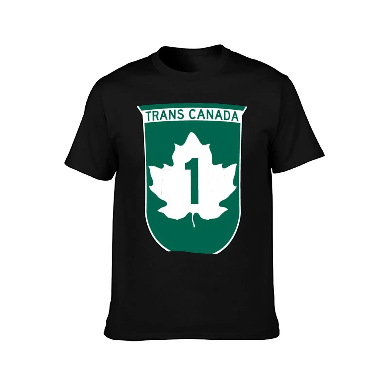 Trans Canada Highway Sign T-Shirt t shirts for man graphic tees T-Shirt