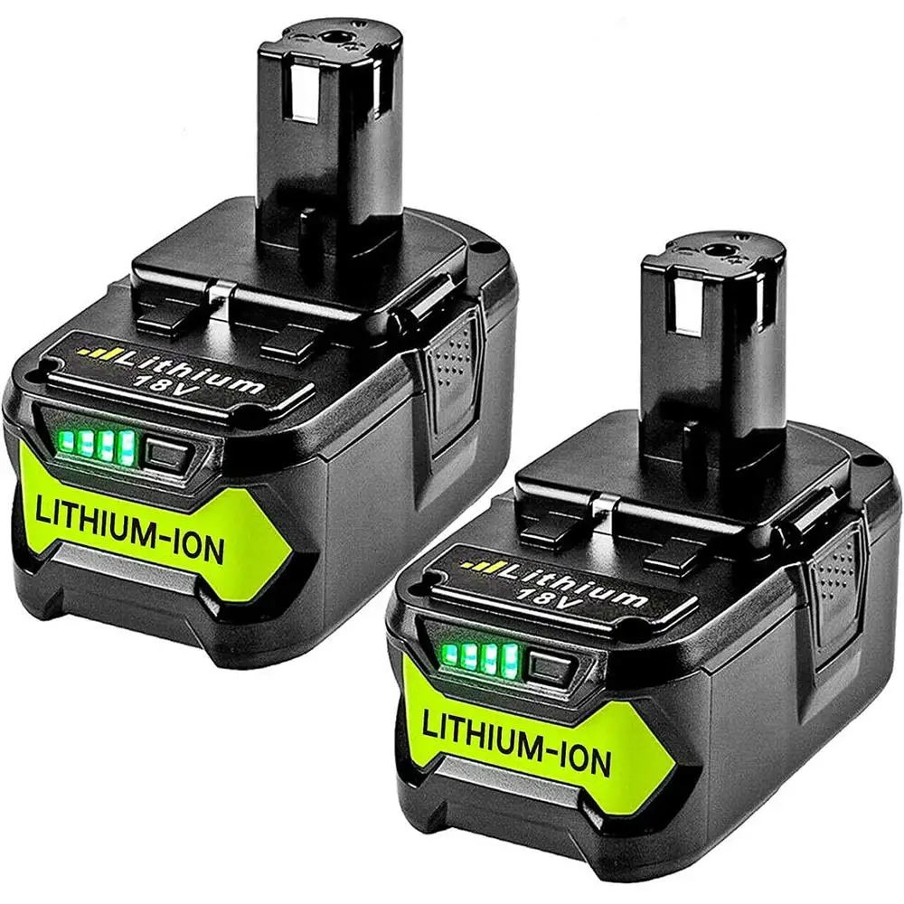 7.0Ah 2Packs P108 18V Battery Compatible with Ryobi ONE  Power Tools Li-Ion 7000mAh Capacity Fast Charge P117 P118 CE/RoHS/FCC