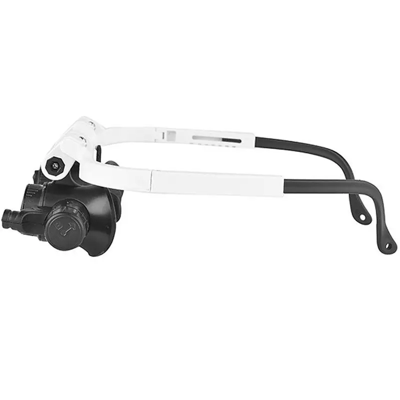 8X 15X 23X LED Headband Magnifier, Telescopic Reading Loupe for Jewelers & Watchmakers