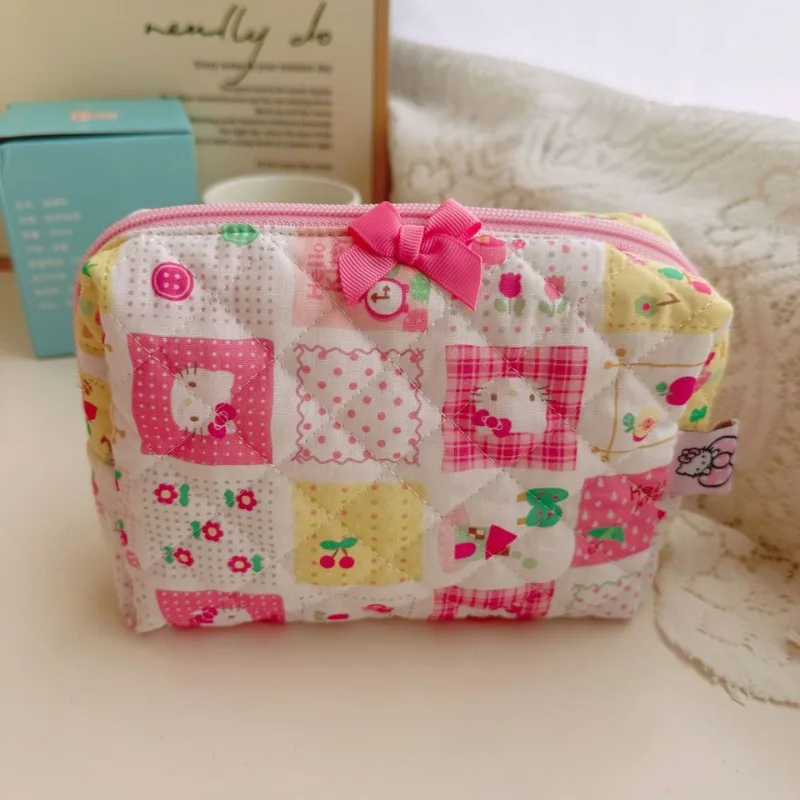 

Kawaii Hello Kitty Bag Cute Cartoon Anime Dormitory Women Accessories Storage Desktop Toy Ornament Student Girls Gift Wholesale