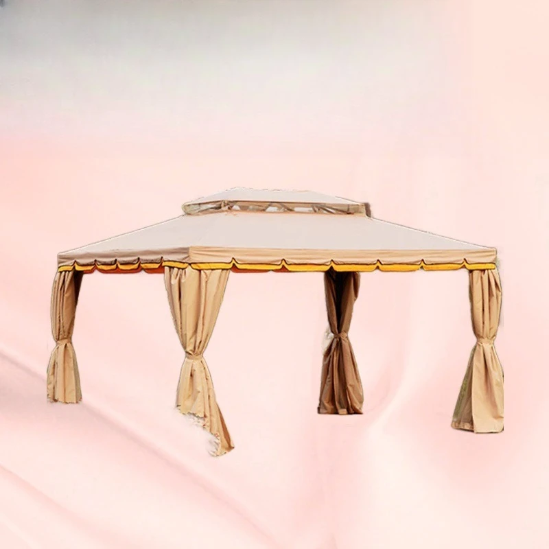 Shelter canopy Outdoor Roman tent Four-pillar awning Leisure rain shelter Activity tent Villa canopy