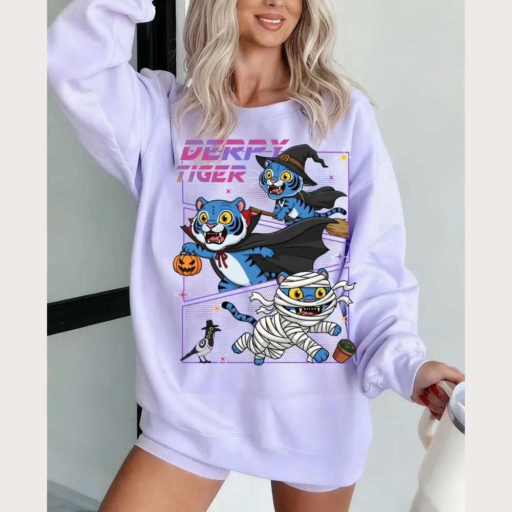 KPop デーモン ハンター メンズとレディース パーカー 2025 ハロウィン 奇妙なセーター デザイン プリント トップス メンズ スウェット パーカー レディース