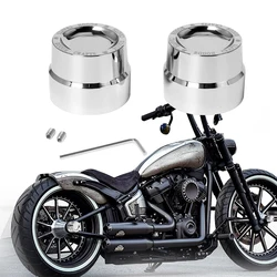 For Harley Sportster XL 883 1200 Dyna Softail Fat Boy Touring Street Road Electra Tri Glide Front Rear Axle Nut Covers Cap
