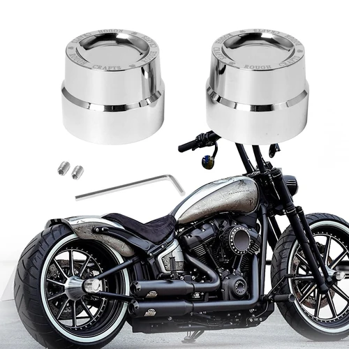 Tapa de tuerca de eje delantero y trasero para Harley Sportster XL 883 1200 Dyna Softail Fat Boy Touring Street Road Electra Tri Glide