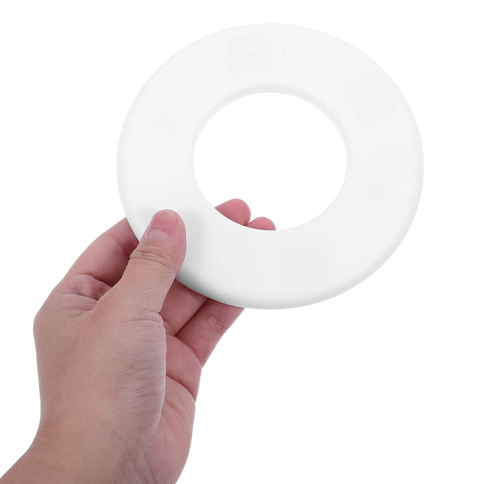 4Pcs Wall Split Flange Self-Adhesive for 64Mm Pipe Round Plumbing Cover Plate Hole Cover Flange Plate Hole Covering for Walls