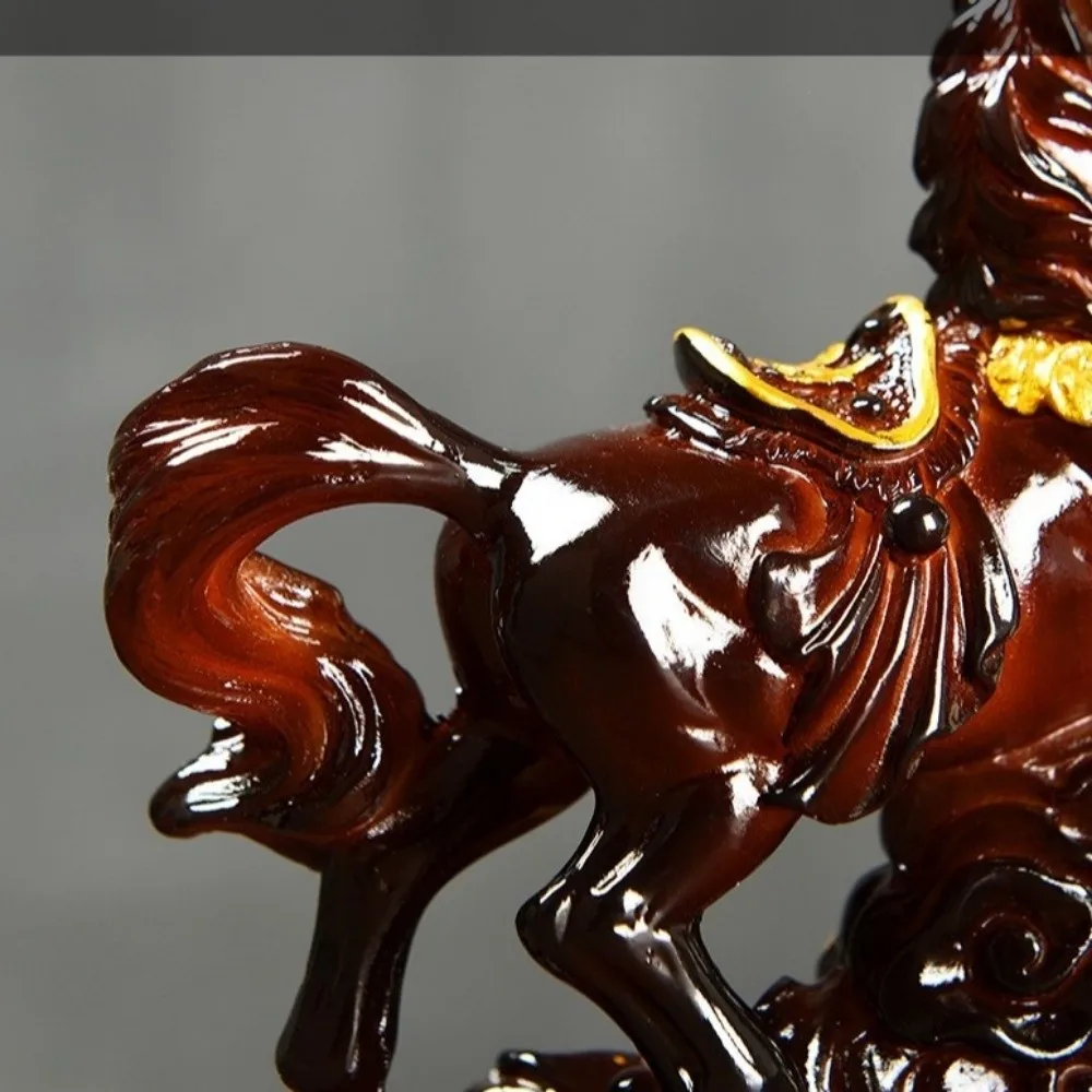 

Изменение цвета, цветной чайный питомец, высокая температура, дисплей богатства, чай, скульптура домашнего животного, подарок, 12 см, меняющий цвет, украшение в виде лошади