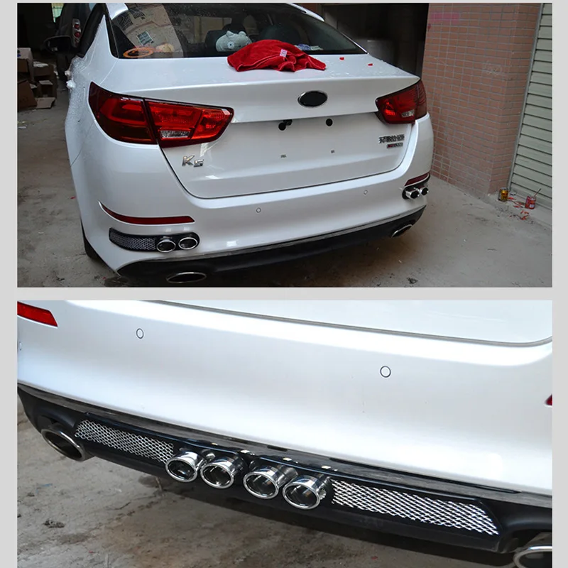 3D Fake Air Vent At The Rear Of The Car Simulation Tuyere Exhaust Pipe Mouth Decoration Sticker Exterior Modification