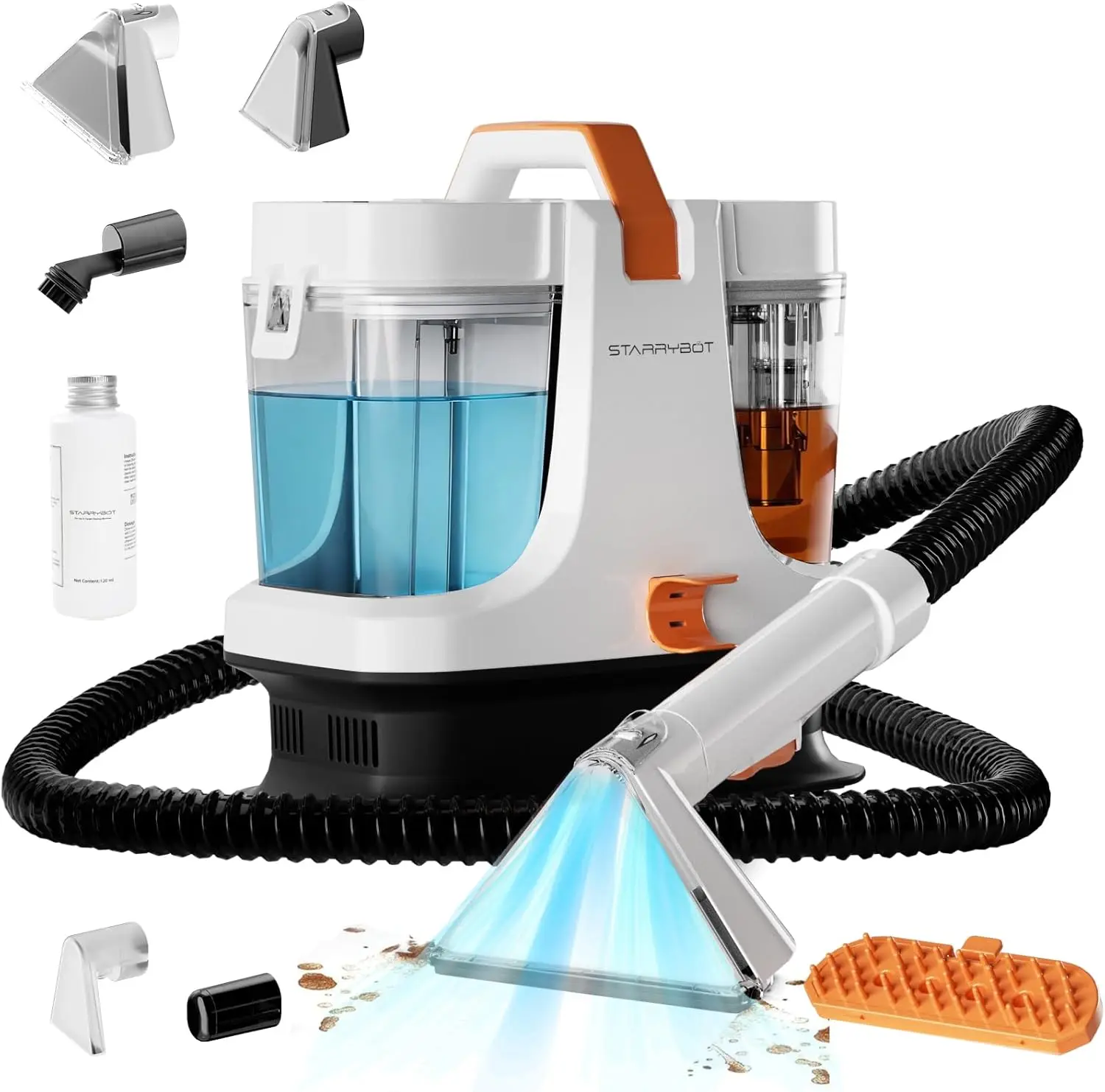 

Portable Carpet Cleaner with 15Kpa Suction for Pets, Stains, Upholstery and Cars