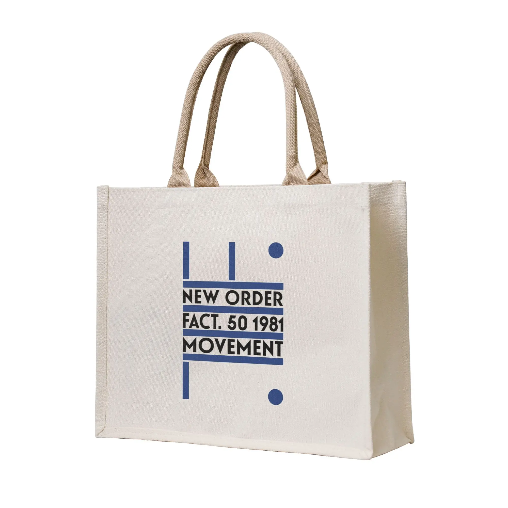 

Новая холщовая сумка-тоут New Order Movement, складная, для женщин, на плечо, дорожная сумка