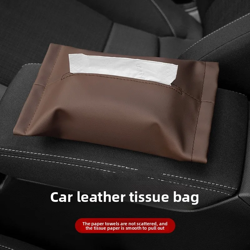 

For Toyota Camry XV40 2001~2017 Car Seat Back/Armrest Box Portable Tissue Holder Pocket Sun Visor Tissue Storage Bag Accessories