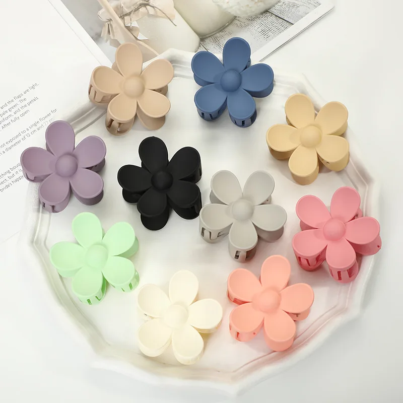 Korean Version Of The Internet Celebrity Flower Clip Small Fresh Hair Ponytail Hair Claw Temperament Sweet Hair Accessories