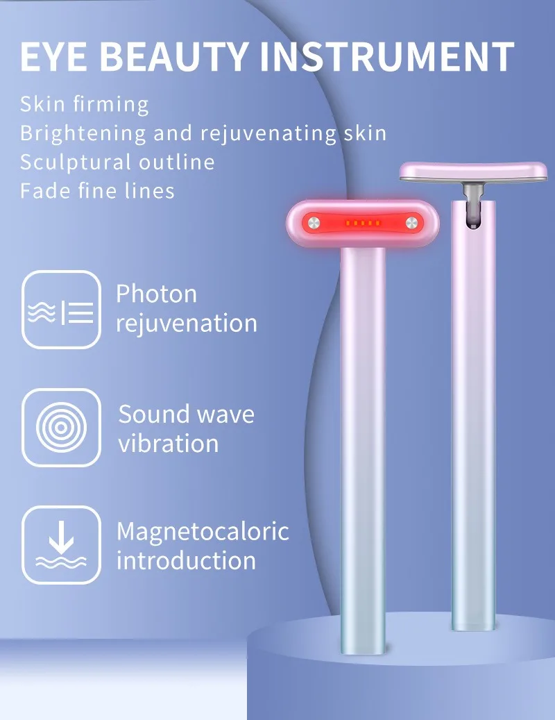 Microcurrent Eye Massage Beauty Device  Heated Eye Cream Introduction Device  Fade Eye Beauty Device