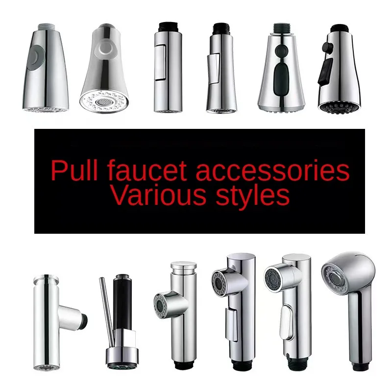 

ABS Kitchen Tap Pull Out Parts Kitchen Faucet Replacement Parts Faucet Accessorie Spouts Kitchen Faucet Nozzle Small Shower Head