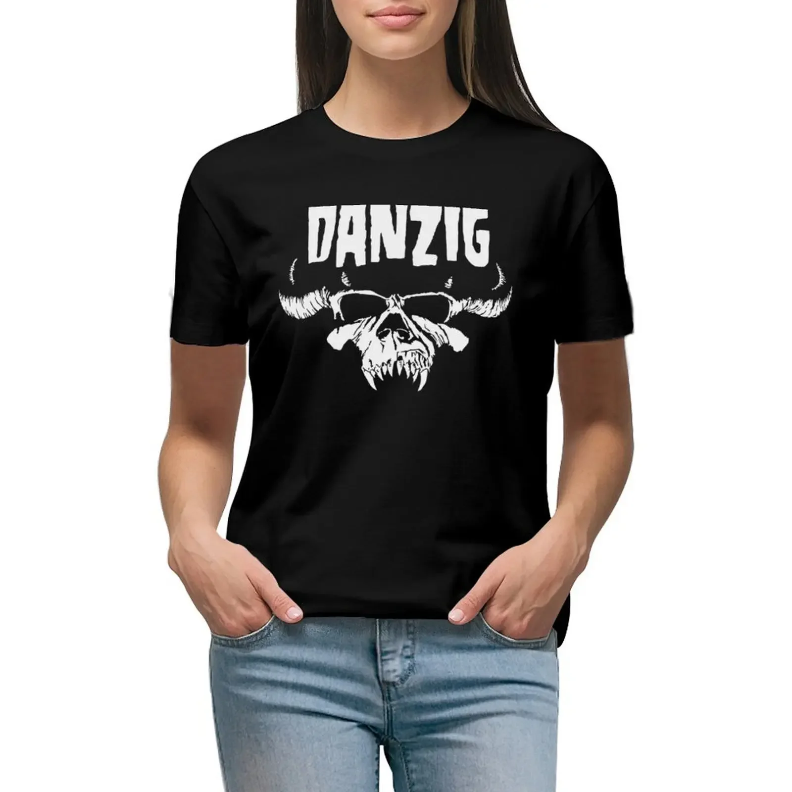 

seneng Danzig band awakmu T-Shirt anime clothes new edition customizeds lady clothes Women's summer blouses 2024