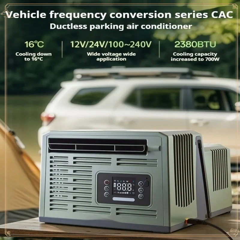 Air-conditioning Installation Portable Parking Small Portable Car Energy Saving Ductless Hassle -Free for Car Window Mounting