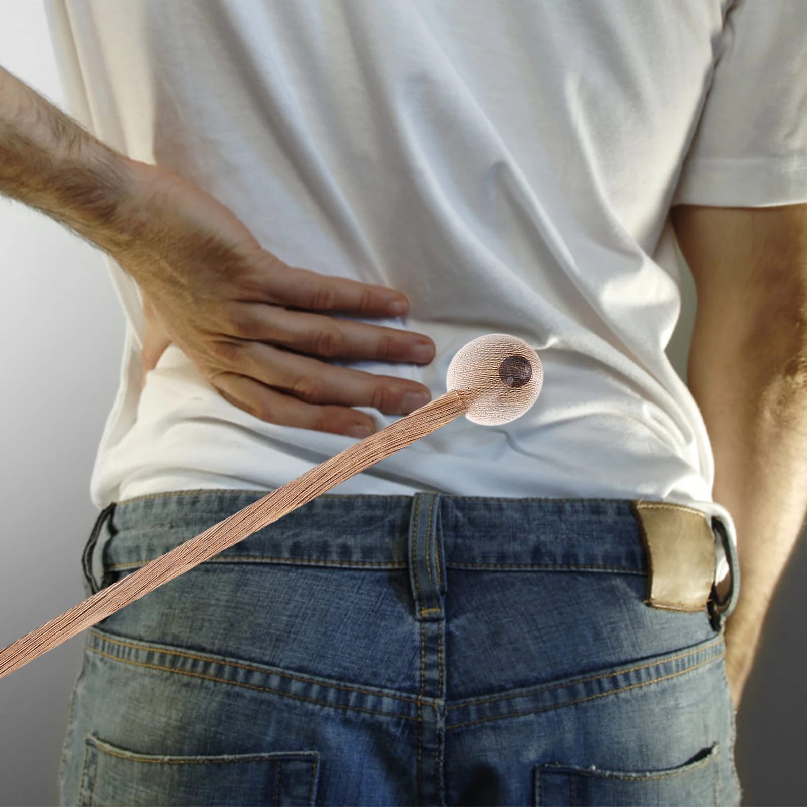 

Массажный молоток из натурального палисандра с длинной ручкой, портативный деревянный массажер для расслабления мышц спины, плеч, триггерной точки