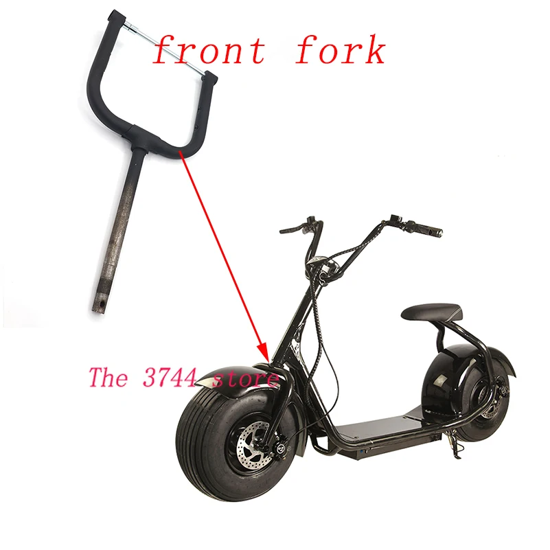 Front Fork  Wheel Axle For Citycoco Electric Scooter Chinese Halei  accessories