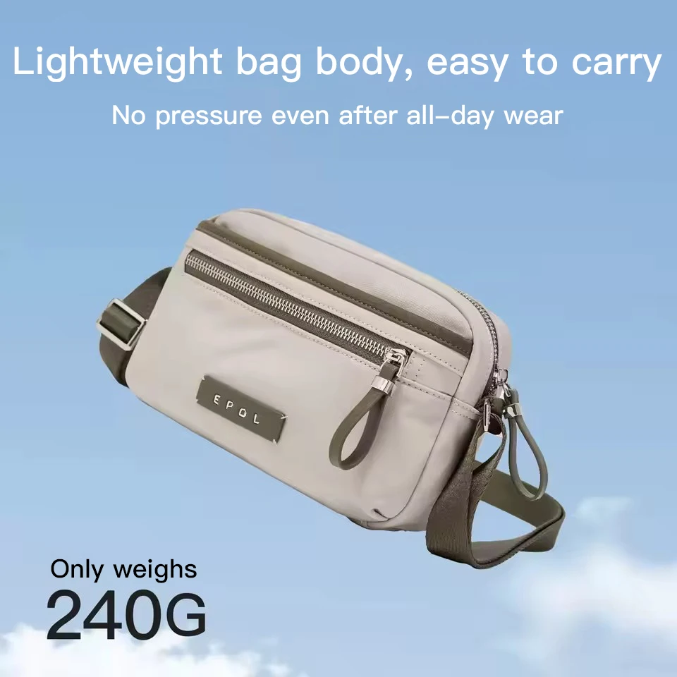 Epol Color Block Crossbody Bag 2026 Oxford Cloth Water Resistant Lightweight Shoulder Bag Multi Pocket Casual Small Purse 6120-0