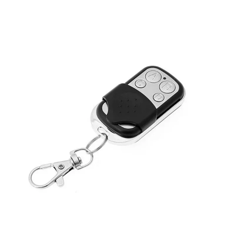 1/3/6pcs 433Mhz Electric Garage Door Key Wireless Copy Remote Control Metal 4 Button Universal Copy Learning Code Controller Key
