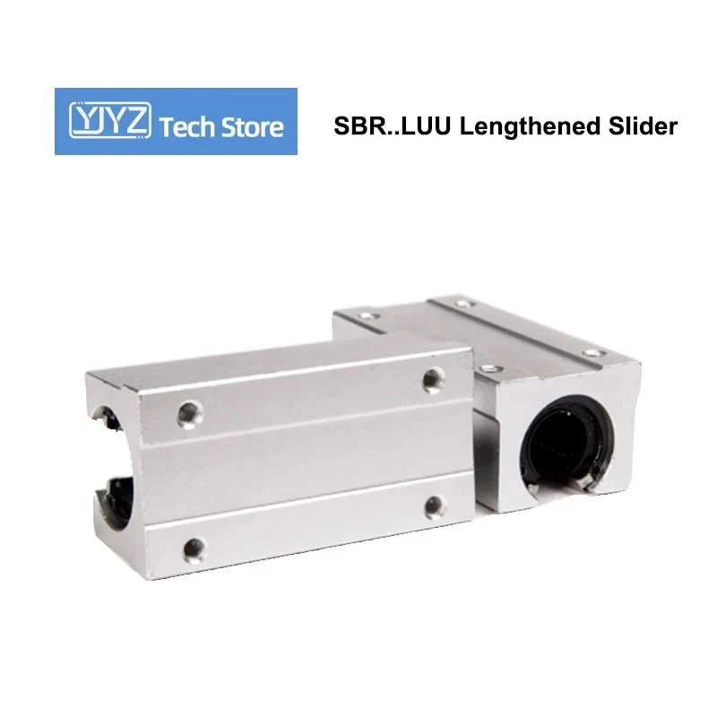 1/2/4 шт. SBR12 SBR13 SBR16 SBR20 SBR25LUU Открытый линейный шарикоподшипниковый блок SBR, направляющая планка, прижимная пластина, детали для станков с ЧПУ