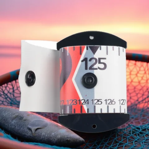 1PCS 방수 물고기 눈금자 138CM 휴대용 낚시 측정 도구 접이식 측정 테이프 플레이트 측정 물고기 크기 바다 태클