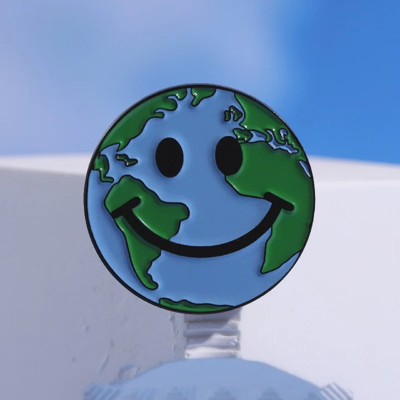 Protect The Earth Enamel Pins Custom THERE IS NO PLANET B Brooches Lapel Badges CartoonFunny Jewelry Gift for Friends