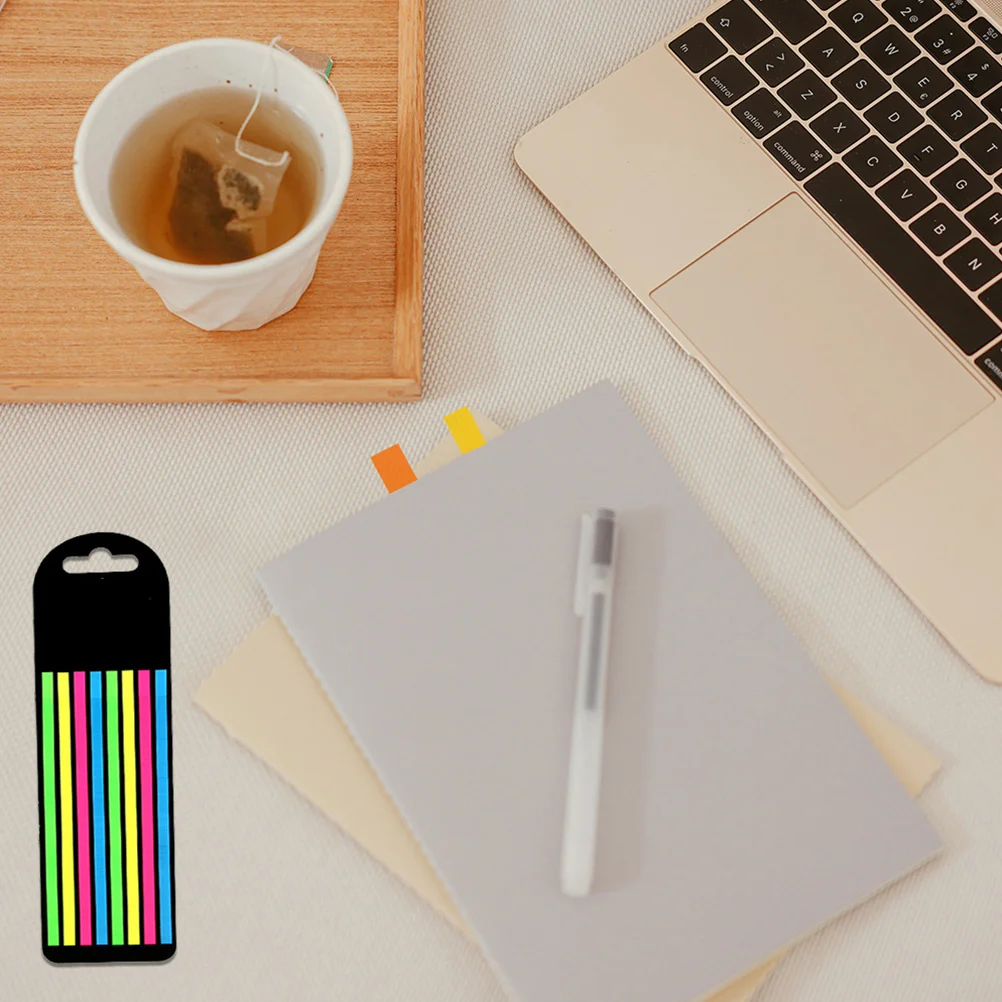 

Fluorescence Reading Strips 4 Boxes Colored Note Sticky Index Tabs For Books Learning Accessory Page Marker Annotation