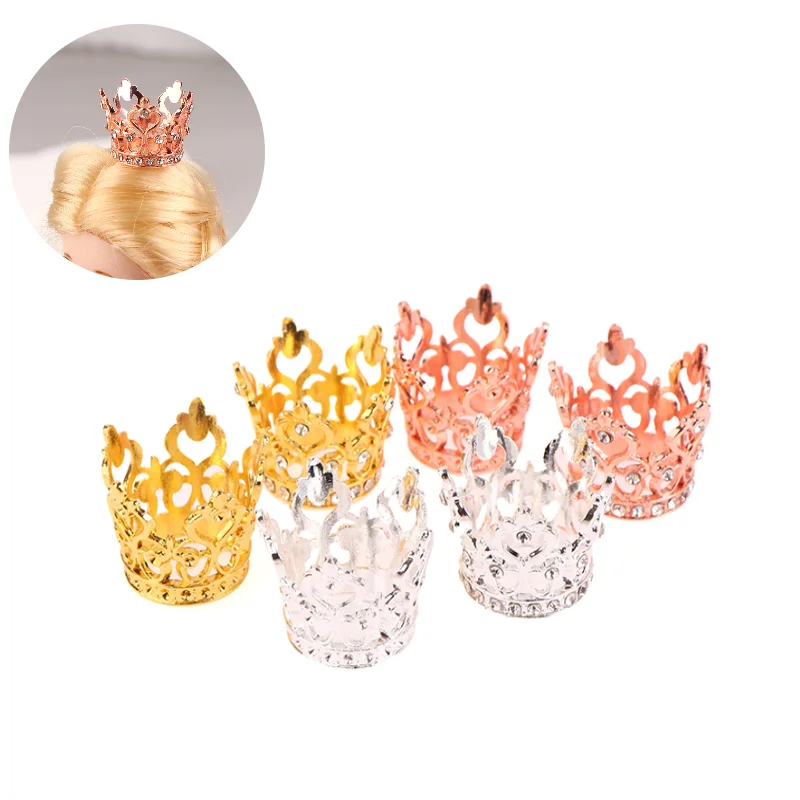 

1 шт. миниатюрная корона принцессы для кукольного домика искусственная фотография для масштаба 1/12 1/6 украшение для кукольного домика аксессуары для кукол