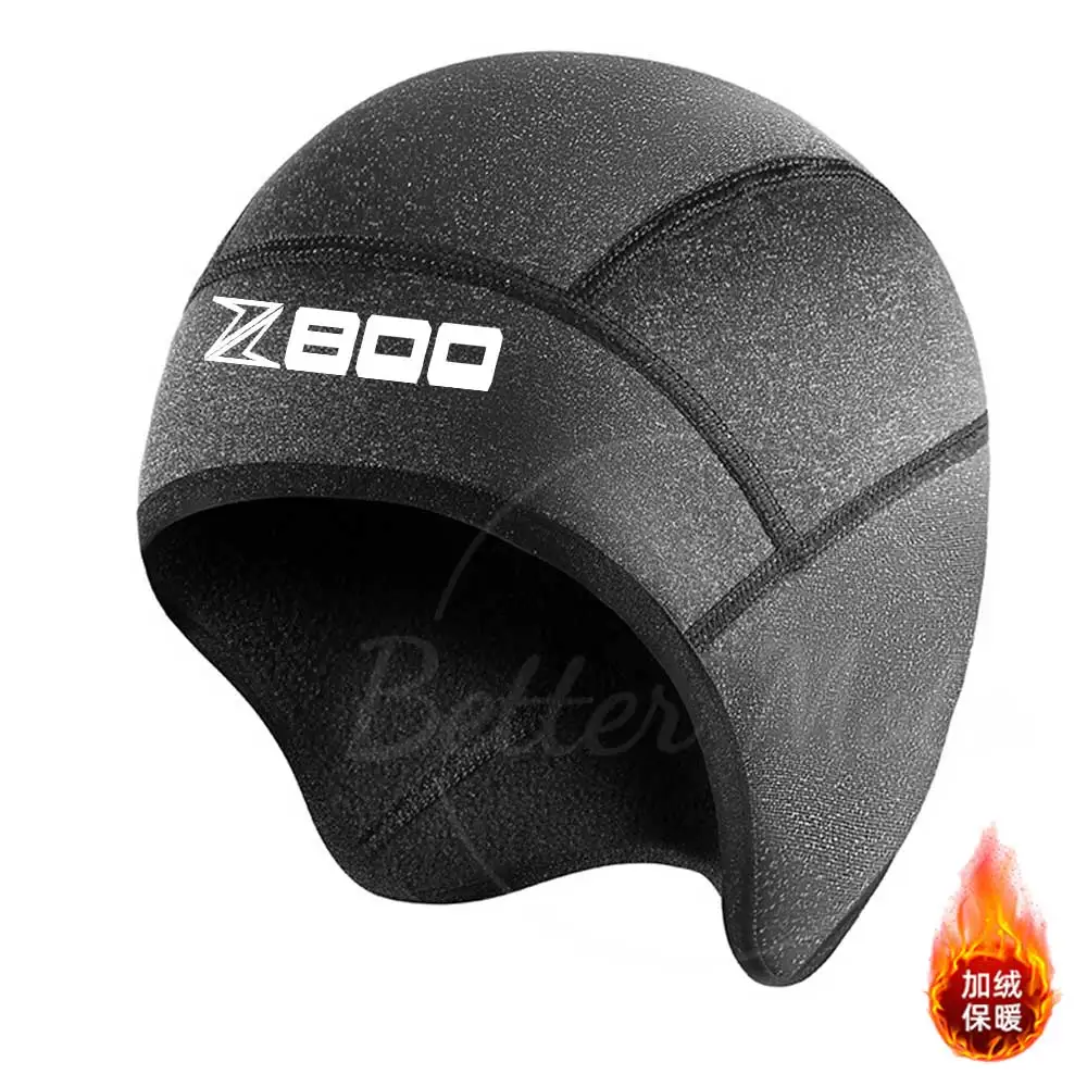 Casquettes de vélo thermiques imperméables pour kawasaki, chapeaux de vélo d'hiver, casquette de vélo, chapeaux de vélo de route de neige, sports chauds, Smile, Z800