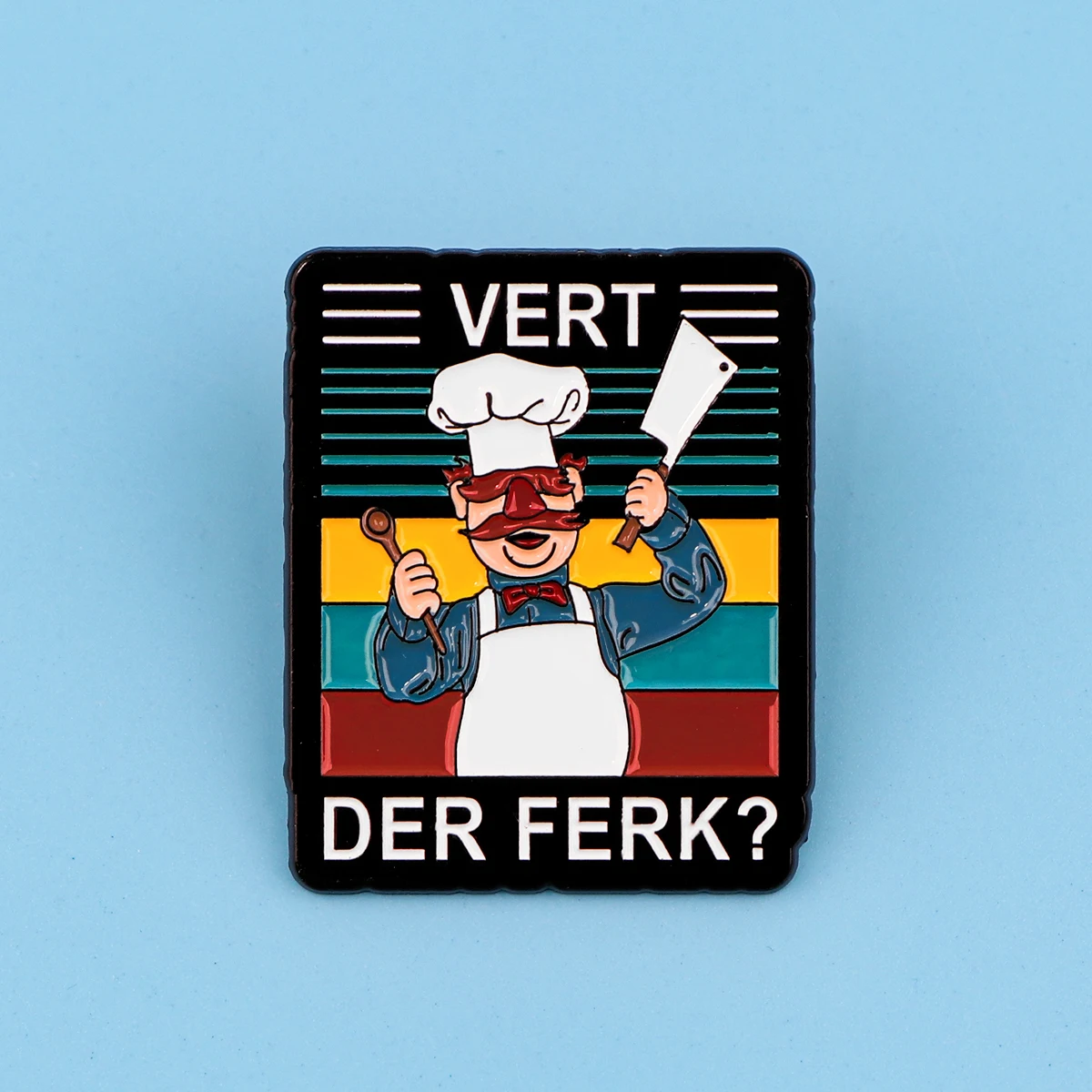 

Funny Chef Badges on Backpack Enamel Pin Brooches for Women Men Lapel Pins Clothing Jewelry Cosplay Accessories Toys Gift